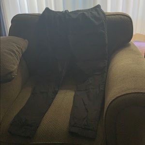 Fashion pants with elastic waiste straight leg